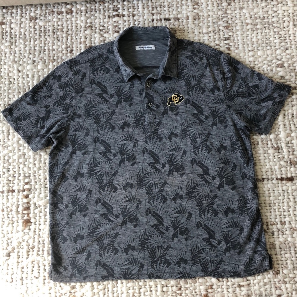 CU Boulder Tommy Bahama Brand Golf Shirt